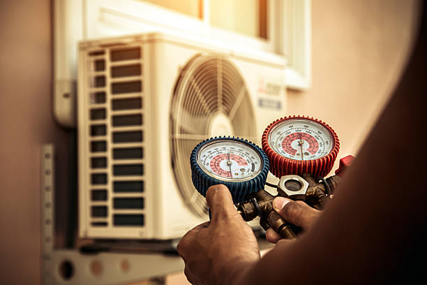 Professional Emergency Hvac technician working in Hadley, NY